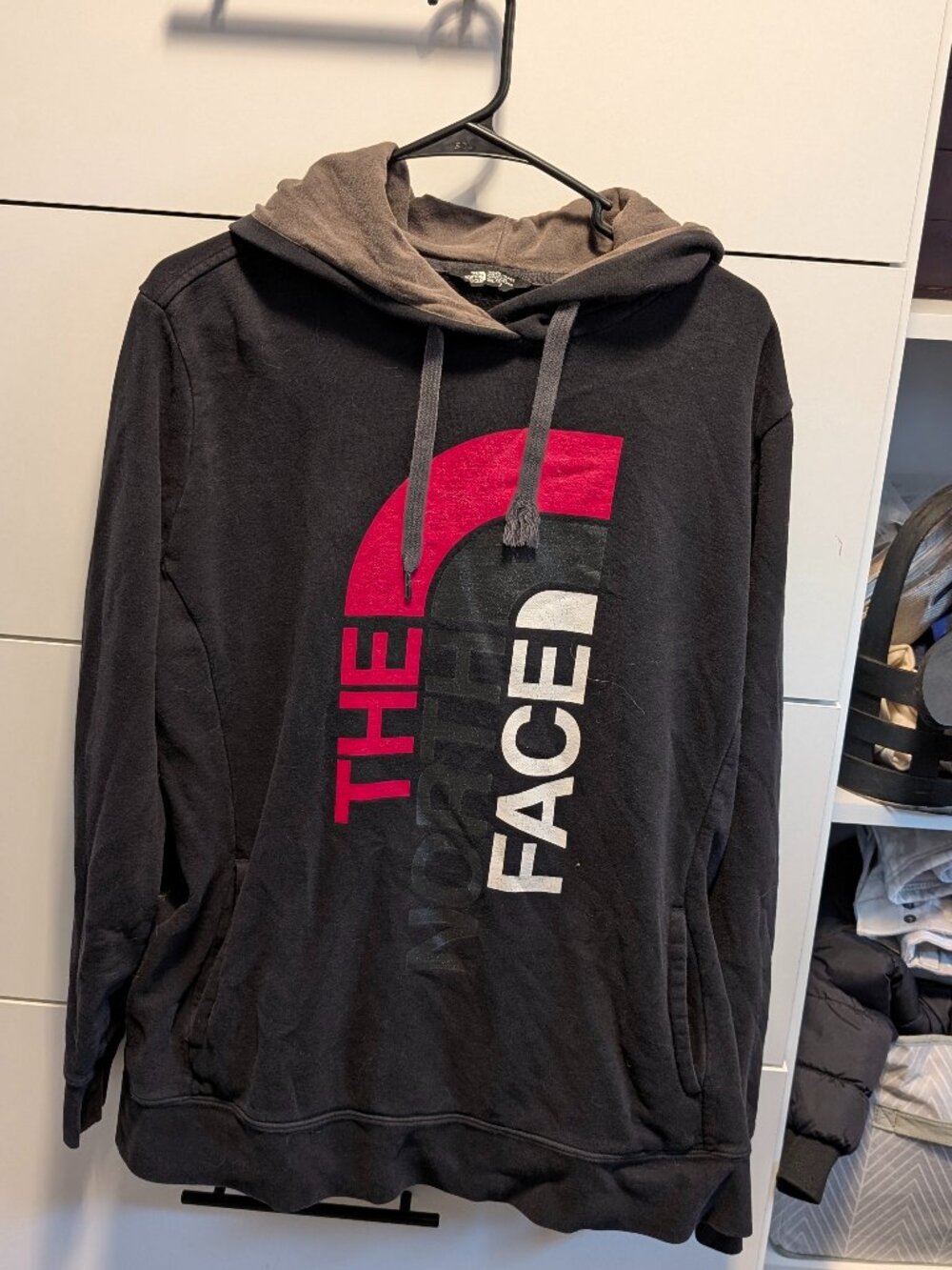 The North Face sweatshirt